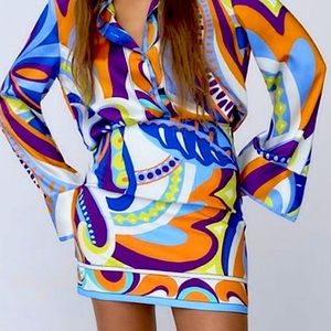 Zara multicolor mini skirt. Brand new. Never worn.